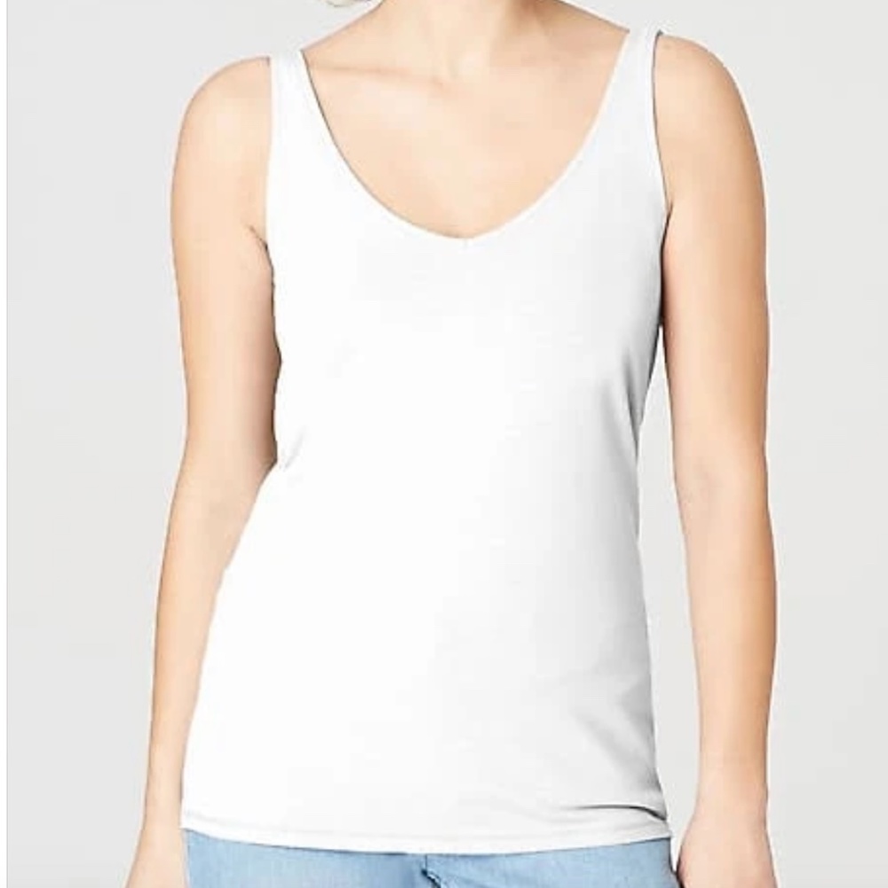 J. Jill Perfect Reversible Tank - White - M